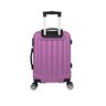 Mala de Bordo 10Kg ABS 4 Rodas  Rosa Prizi - 2