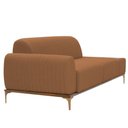 Ver imagem 7 de Sofá Molino 3 Lugares 210cm C/mesa Auxiliar Esquerdo Pés Ouro.f Bouclé Terracota - Nexta Casa