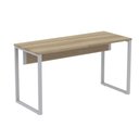 Ver imagem 1 de Mesa Escritório P25 Tub Pandin 150 Cm Largura X 70 Cm Profundidade Tampo Mdp Noce Pé Aço Tubular