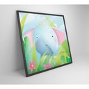 Ver imagem 2 de Quadro Infantil Elefante Medidas 80x80 Cm Impressão Vidro Acrílico