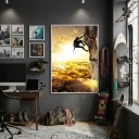 Ver imagem 1 de Quadro Decorativo Escalada Radical-70x50cm Mold Preta
