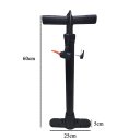 Ver imagem 6 de Bomba de Ar Manual 160 Psi Pneu Carro Moto Bicicleta Bola Basquete Volei Boia Colchao Inflavel Alta 