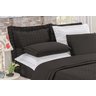 Kit Cobre Leito Home Kefera Cama Casal King Preto - 2