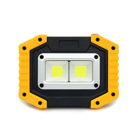 Laterna Multifuncional com Bateria 18650 8800mah Cor:amarelo