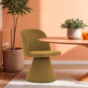 Ver imagem 2 de Cadeira de Jantar Liz Base Fixa Linho Mostarda - Nexta Casa