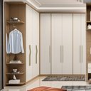 Ver imagem 3 de Modulo 1 Porta Setiba 428mm com Prateleiras Rimo carvalho/off White