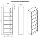 Ver imagem 4 de Estante para Livros Livreiro Organizador Multiuso de Madeira