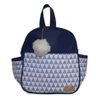 Mochila Bolsa De Costa Passeio E Creche Para Crianças E Bebê Lacinho - Azul Marinho - 1