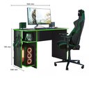 Ver imagem 2 de Mesa Computador Gamer com Suporte Fone de Ouvido - Qmove
