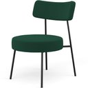 Ver imagem 1 de Poltrona Decorativa Para Sala De Estar Base Fixa Londres L02 Bouclê Verde - Lyam Lyam Decor