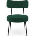 Ver imagem 3 de Poltrona Decorativa Para Sala De Estar Base Fixa Londres L02 Bouclê Verde - Lyam Lyam Decor