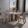 Sala de Jantar 120x80 4 Cadeiras Paola Bom Pastor - 1