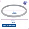 Borracha Silicone Cristal Original Panela de Pressão Tramontina Brava 4,5l - 4
