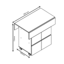 Ver imagem 4 de Mesa Tampo Dobrável 4 Bancos B10 Emovell:branco
