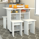 Ver imagem 6 de Mesa Tampo Dobrável 4 Bancos B10 Emovell:branco