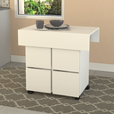 Ver imagem 5 de Mesa Tampo Dobrável 4 Bancos B10 Emovell:branco