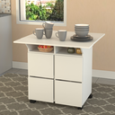 Ver imagem 7 de Mesa Tampo Dobrável 4 Bancos B10 Emovell:branco