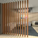 Ver imagem 1 de Brise Wpc 2,90mx5cmx5cm - Divisor de Ambientes