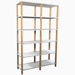 Estante 116x38x186 Branca - 1