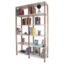 Ver imagem 2 de Estante 116x38x186 Branca