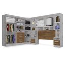 Ver imagem 3 de Dormitório Completo Ja Avelã P/ Cama Box 1,58M Queen Avelã