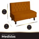 Ver imagem 4 de Canto Italy Confortável para Apartamento Cozinha e Restaurantes Suede Terra Cota