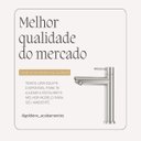 Ver imagem 7 de Torneira de Banheiro Lavabo Madrid Bica Baixa Aço Escovado Goldenx