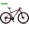 Bicicleta 29 Gt Sprint Mx7 Freio Disco Mtb Preto+Vermelho - 6