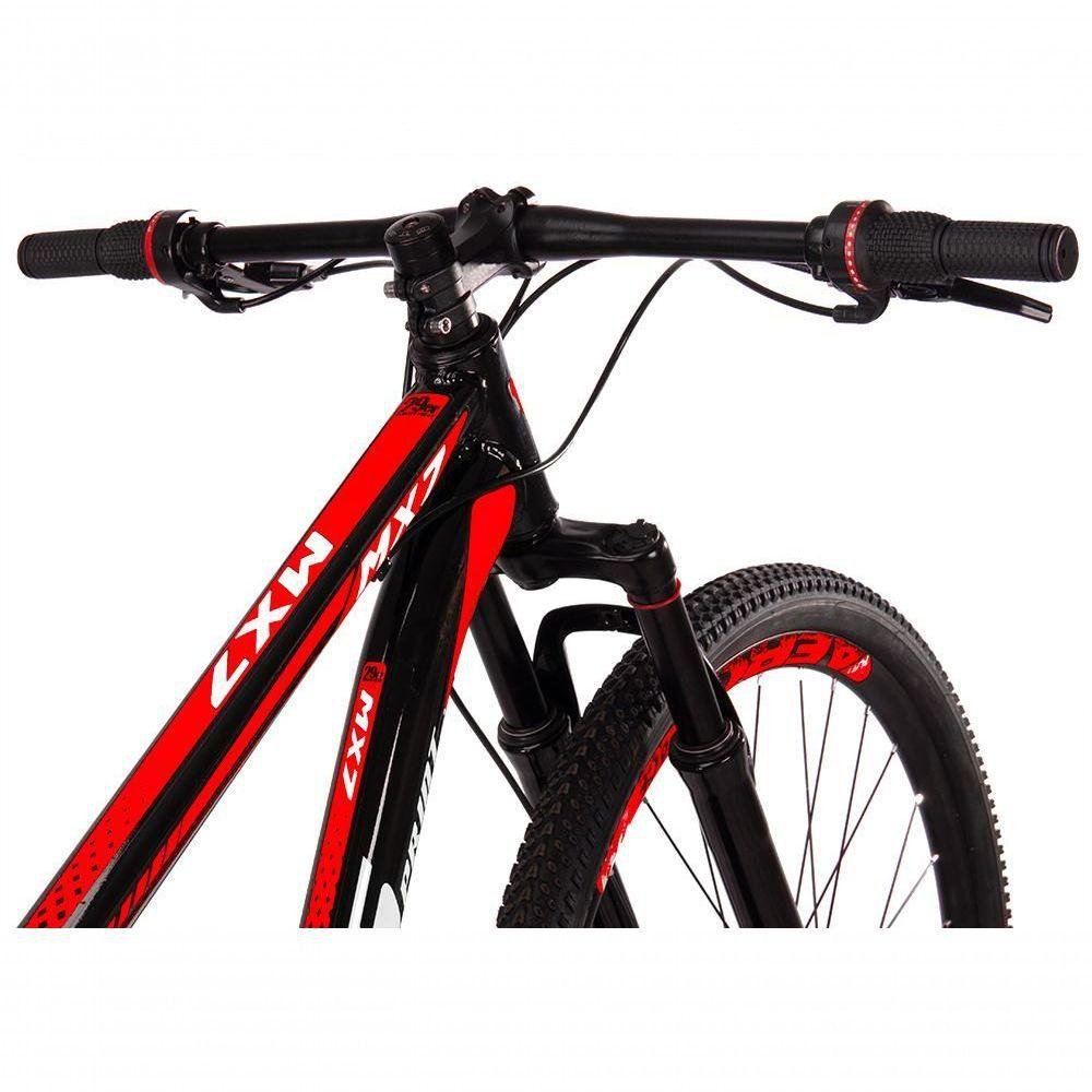 Bicicleta 29 Gt Sprint Mx7 Freio Disco Mtb Preto+Vermelho - 3