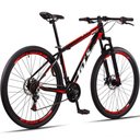 Ver imagem 5 de Bicicleta 29 Gt Sprint Mx7 Freio Disco Mtb Preto+Vermelho