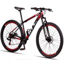 Ver imagem 1 de Bicicleta 29 Gt Sprint Mx7 Freio Disco Mtb Preto+Vermelho