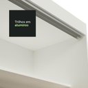 Ver imagem 3 de Guarda-roupa Casal Austin 4 Portas 3 Gavetas Branco