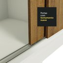 Ver imagem 4 de Guarda-roupa Casal Austin 4 Portas 3 Gavetas Branco