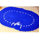 Ver imagem 2 de Jogo de Banheiro em Crochê - Azul Marinho Arte & Tear Jogo de Banheiro Crochê