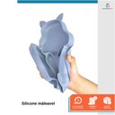 Ver imagem 3 de Kit 10 Pçs Alimentação para Bebê Silicone Infantil Ventosa Azul