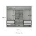 Ver imagem 5 de Guarda-roupa Casal 6 Portas Monte Carlo