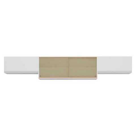 Kit 3 Armários de Cozinha Aéreos 4 Portas Veneza Multimóveis Mp2152 Branco