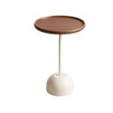 Ver imagem 1 de Mesas Laterais Kim – Sofisticação e Praticidade com Madeira e Laca Off-white