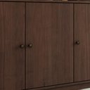 Ver imagem 6 de Buffet Aparador Vitalis Moderno 3 Portas Madeira Maciça 160cm Café Mpozenato
