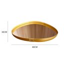 Ver imagem 4 de Bandeja de Vidro Decorativa Espelhada em Couro