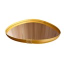 Ver imagem 1 de Bandeja de Vidro Decorativa Espelhada em Couro