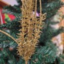 Ver imagem 2 de Galho Decorativo Natal Alecrim Glitter Dourado Luxo 57cm - Bela Flor