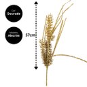 Ver imagem 3 de Galho Decorativo Natal Alecrim Glitter Dourado Luxo 57cm - Bela Flor
