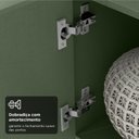 Ver imagem 7 de Aparador Buffet 100% MDF 4 Portas com Pés em Metal 164x85x40cm Jade