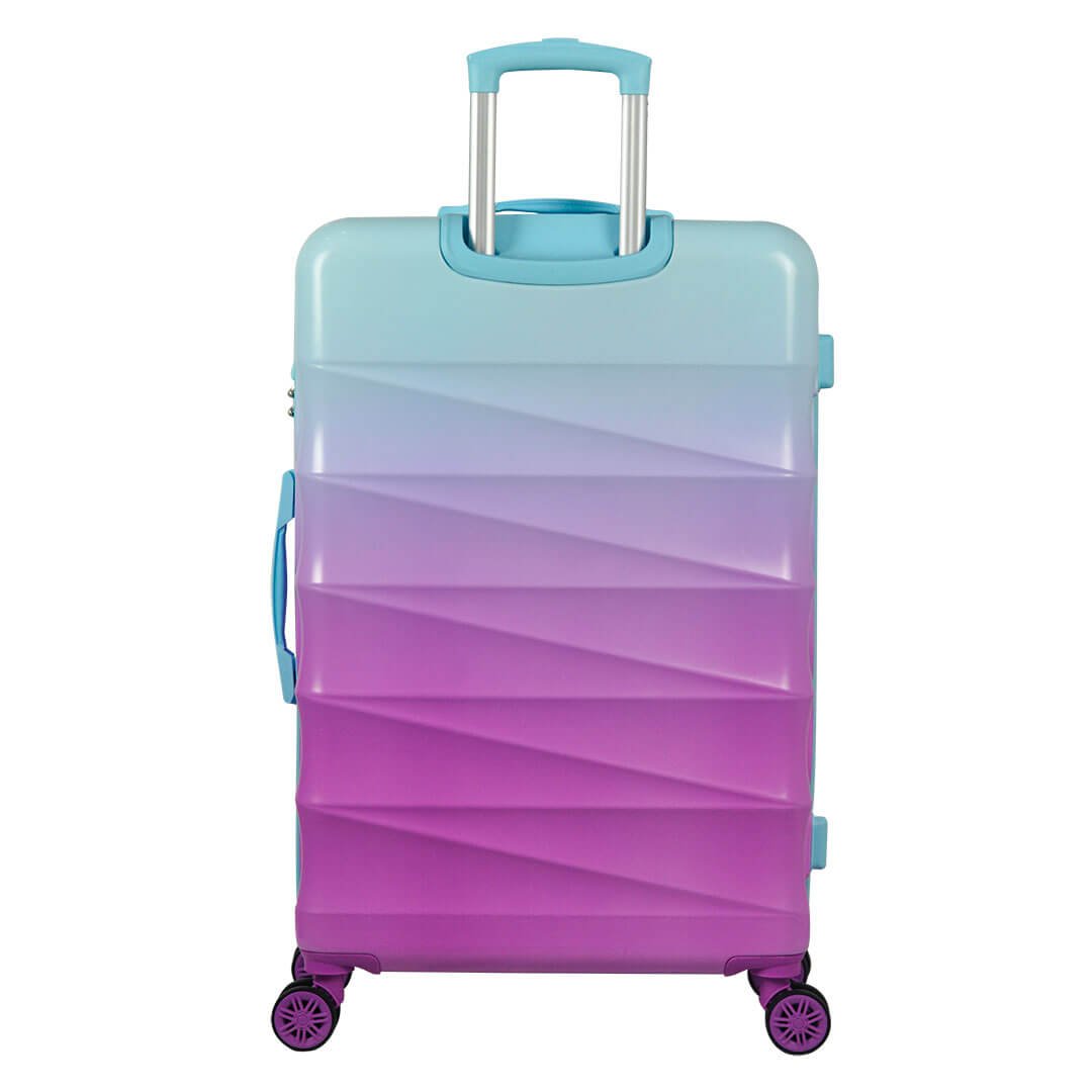 Kit de Mala de Viagem 3 Peças Gradiente Colors Azul com Rosa - 5