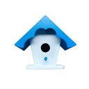 Ver imagem 3 de Casinha Telhado Madeira (3un) Rosa/Azul/Verde