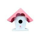 Ver imagem 2 de Casinha Telhado Madeira (3un) Rosa/Azul/Verde