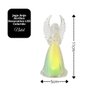 Kit 2 Anjos Decorativos Acrílico Natalino Iluminado Led Colorido 11cm - Nataluz - 5