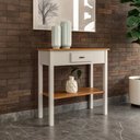 Ver imagem 2 de Aparador com 1 Gaveta Clássico Pequeno MDF Montado Ecomem Prateleira Offwhite - Imbuia