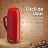 Garrafa Térmica Portátil Vermelha 500ml - Mantenha Bebidas Quentes e Frias - 5